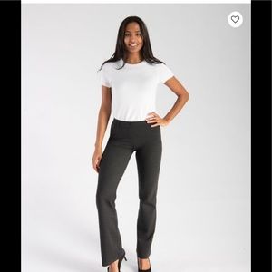 BETABRAND CHARCOAL YOGA STRETCH BOOT CUT DRESS PANT EXCELLENT CONDITION (SP)